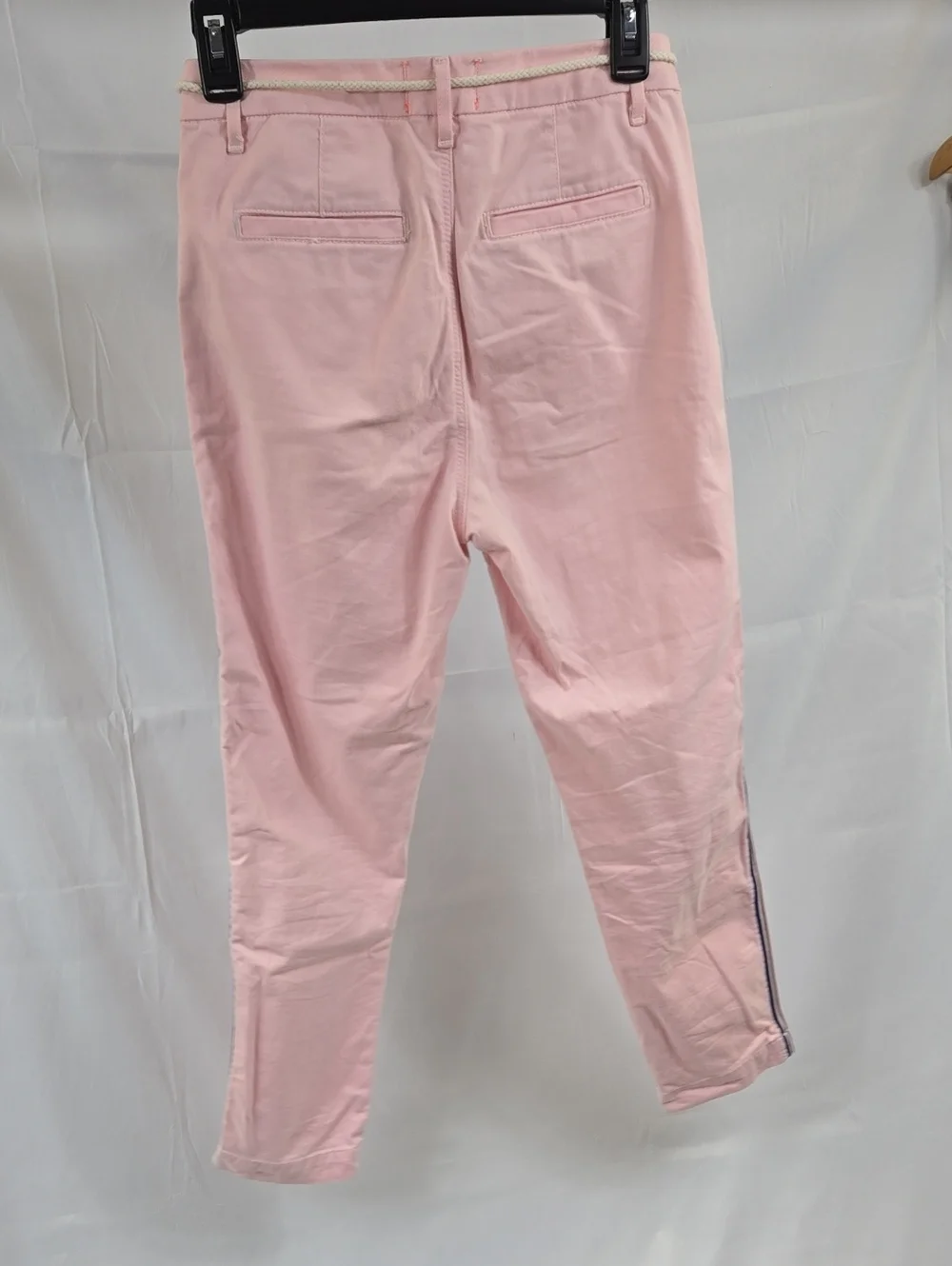 Sundry Light Pink Drawstring Pants with Branded Button 25